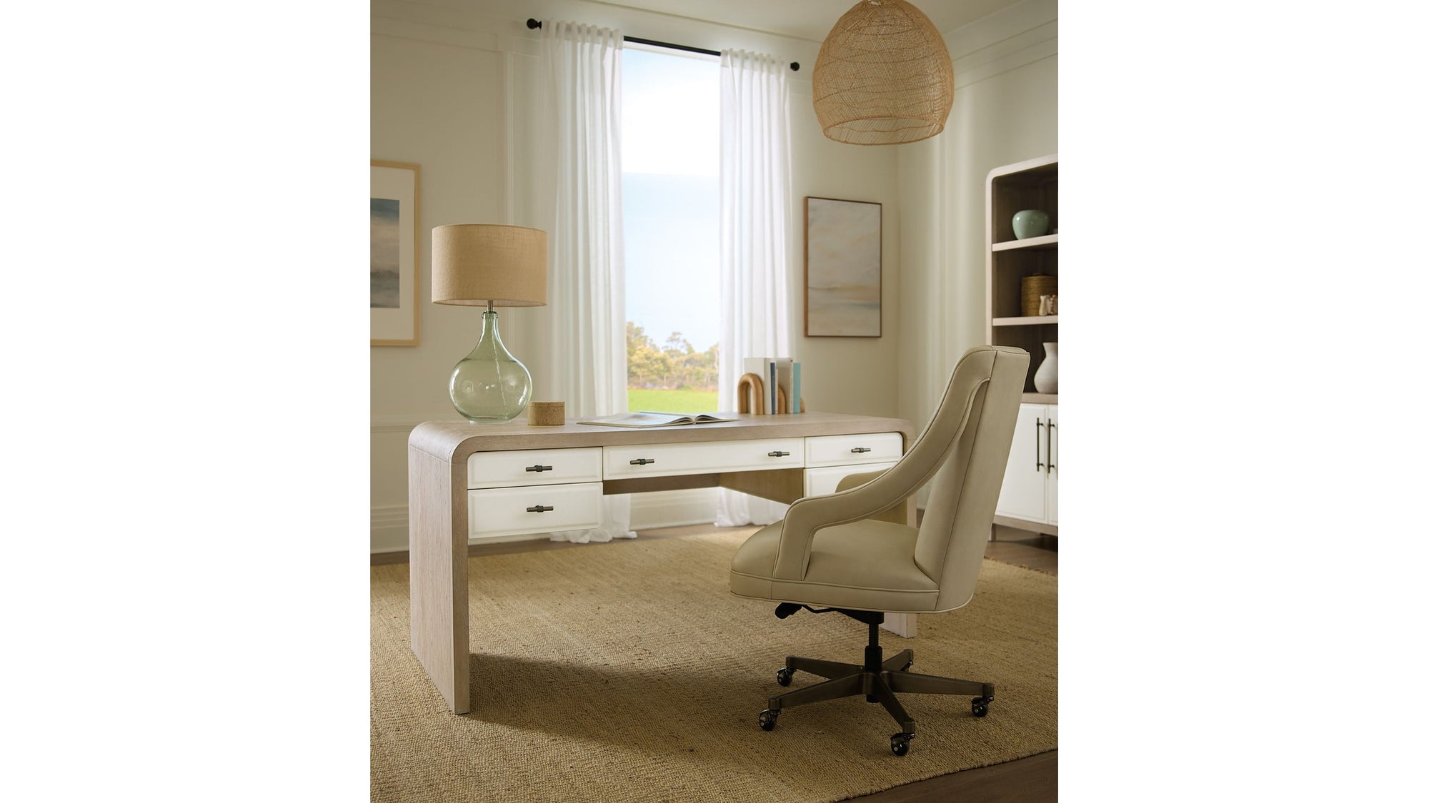 Brixton - Writing Desk - Light Brown