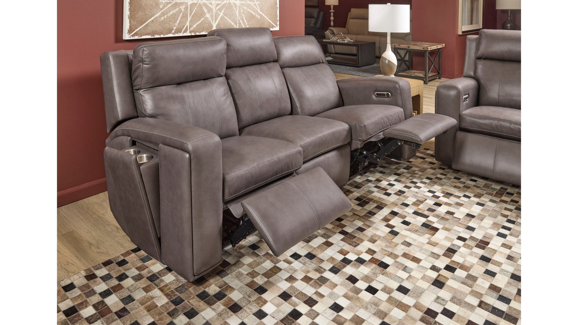 Wyatt - Power Reclining Sofa With Power Headrests &amp; Lumbar