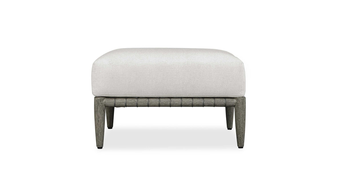 Borneo - Cushion Outdoor Ottoman - White