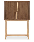 Eleana - Bar On Stand - Medium Wood