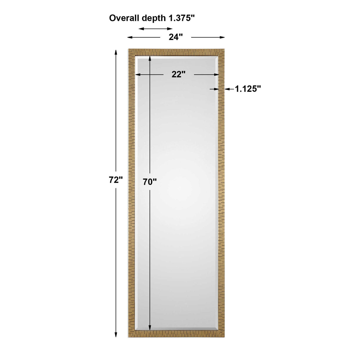Vilmos - Metallic Mirror - Gold