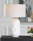 Emerie - Table Lamp - Textured White