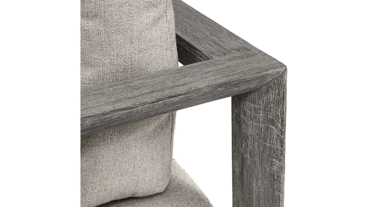 Remsen - Outdoor Large Sofa - Weathered Gray / Dove
