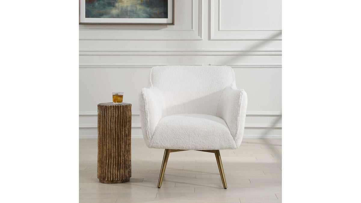 Oasis - White Swivel Chair