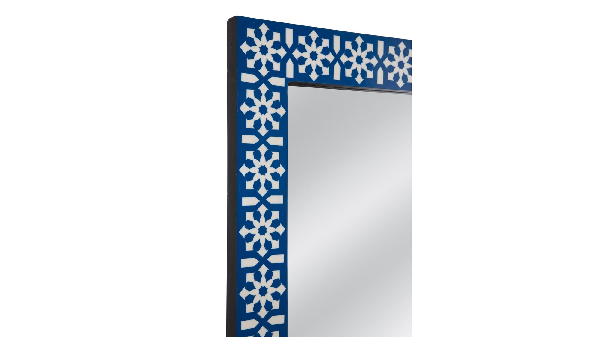 Kamal - Floor Mirror - Blue