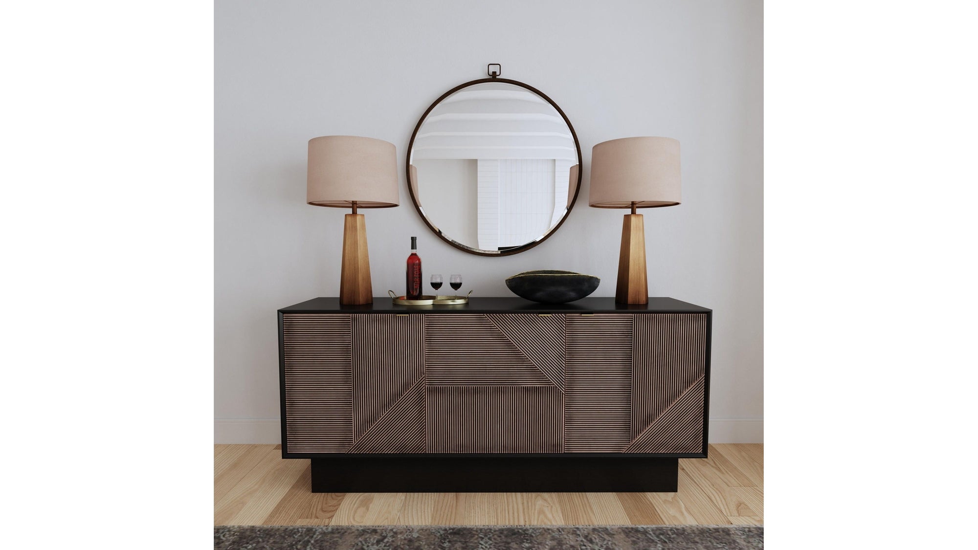 Quinn - Wall Mirror - Brown