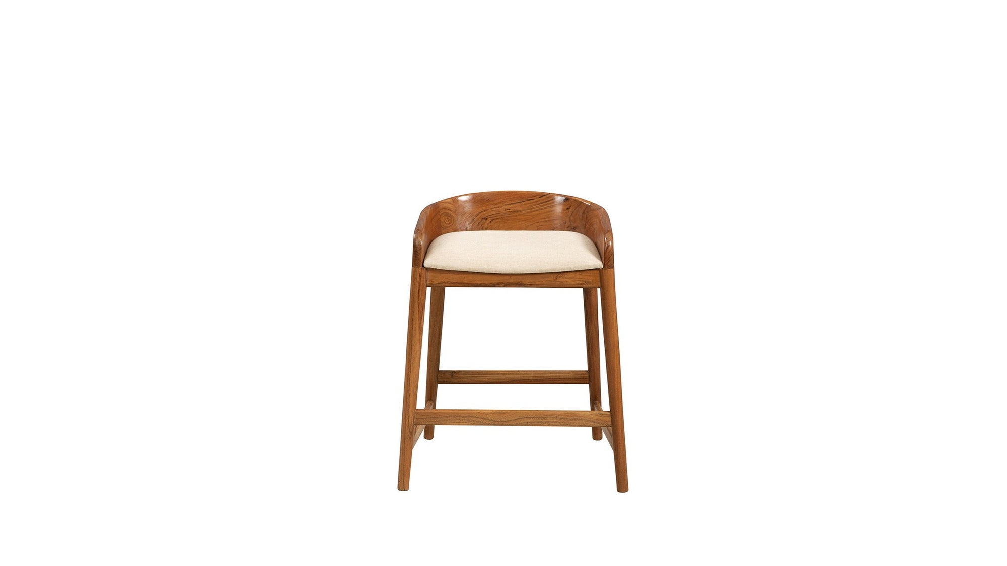 Saddle - Counter Stool - Light Brown