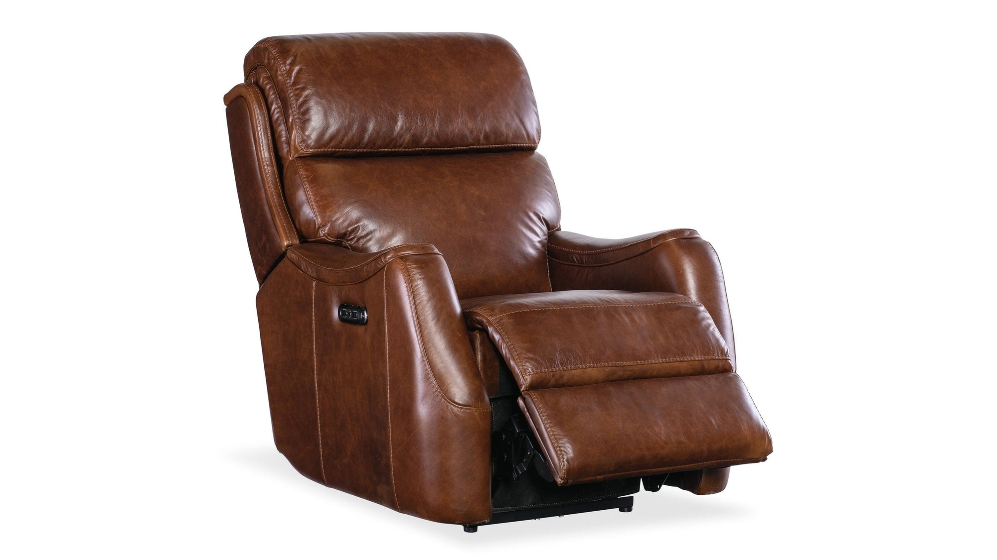 MS - Harlan Zero Gravity Power Recliner With Power Headrest - Dark Brown