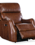 MS - Harlan Zero Gravity Power Recliner With Power Headrest - Dark Brown