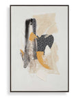 Scatter - Abstract Hand Painted Canvas Art - Black