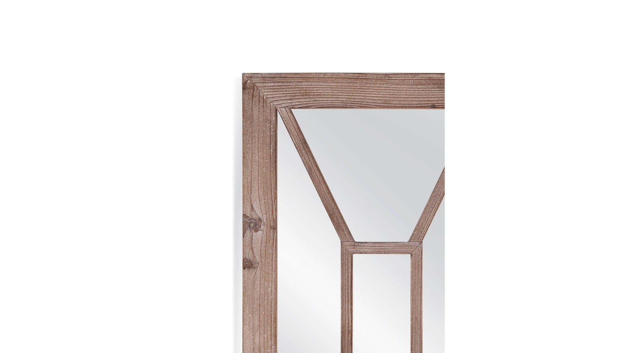 Boca - Wall Mirror - Light Brown
