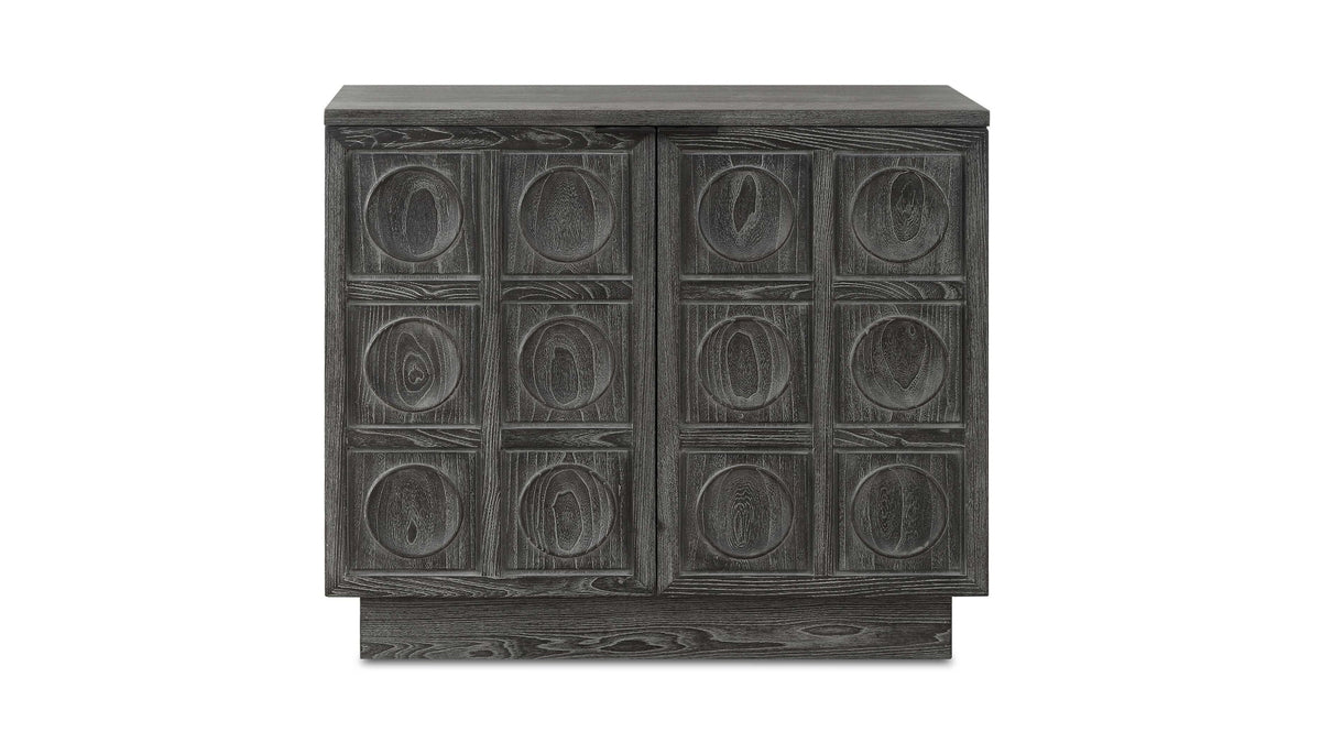 Shelby - 2 Door Ebony Stained Cabinet