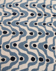 Cas - Fabric Ottoman - Blue