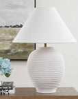 Rocio - Ceramic Table Lamp - White