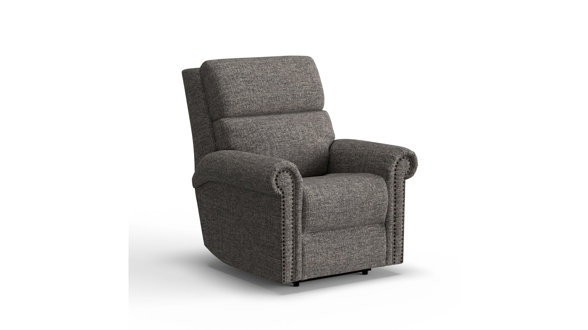 Bernard - Power Recliner With Power Headrest & Lumbar With Nailhed Trim