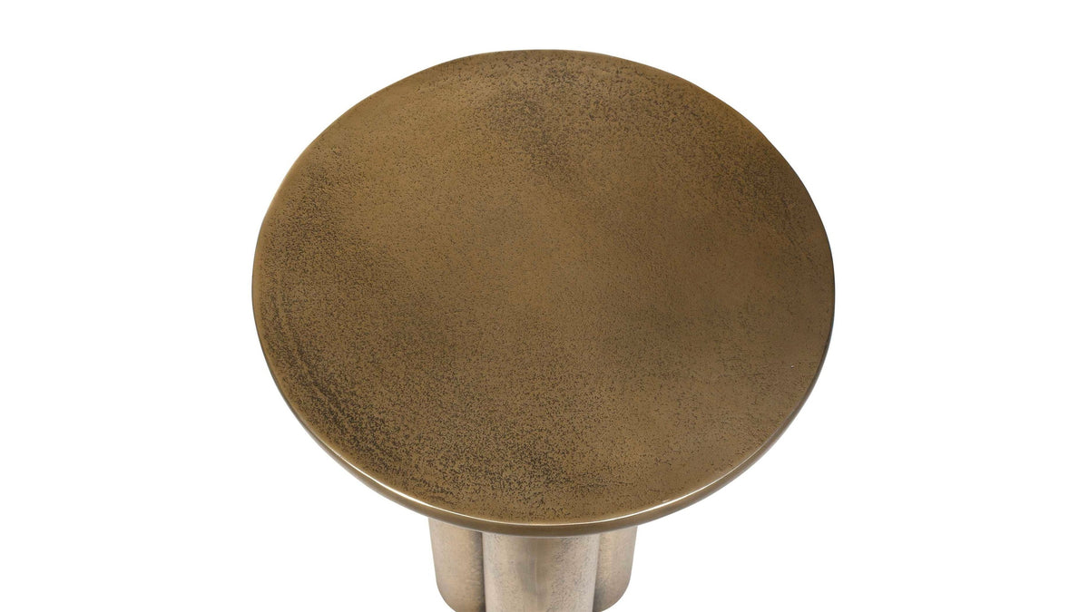 Thorp - Outdoor Accent Table - Brass