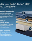 iSeries NXG - 12" Memory Foam Luxury Firm Mattress 1500