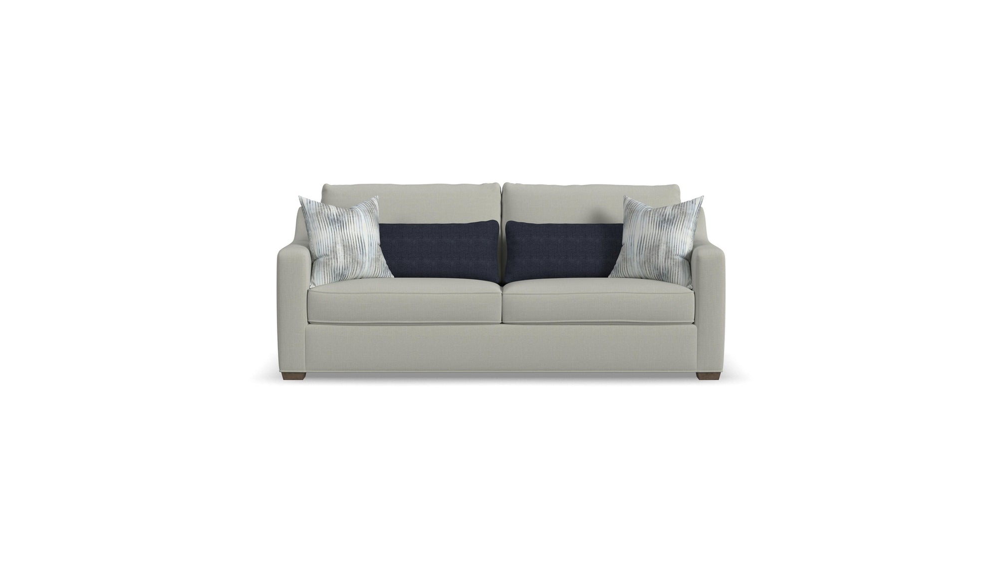Milo - Fabric Two- Fabric Cushion Sofa