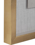 Keeva - Agate Stone Shadow Box - Gold