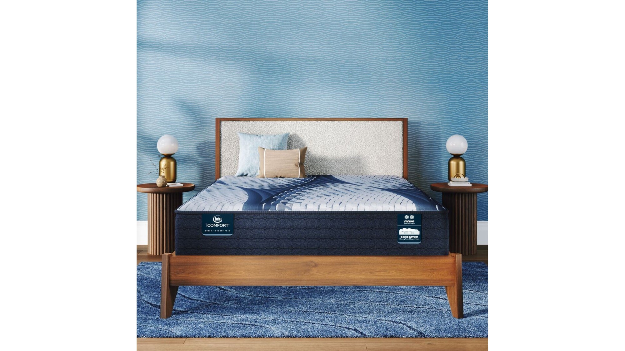 iComfort - 12" Aveda Memory Foam Plush Mattress