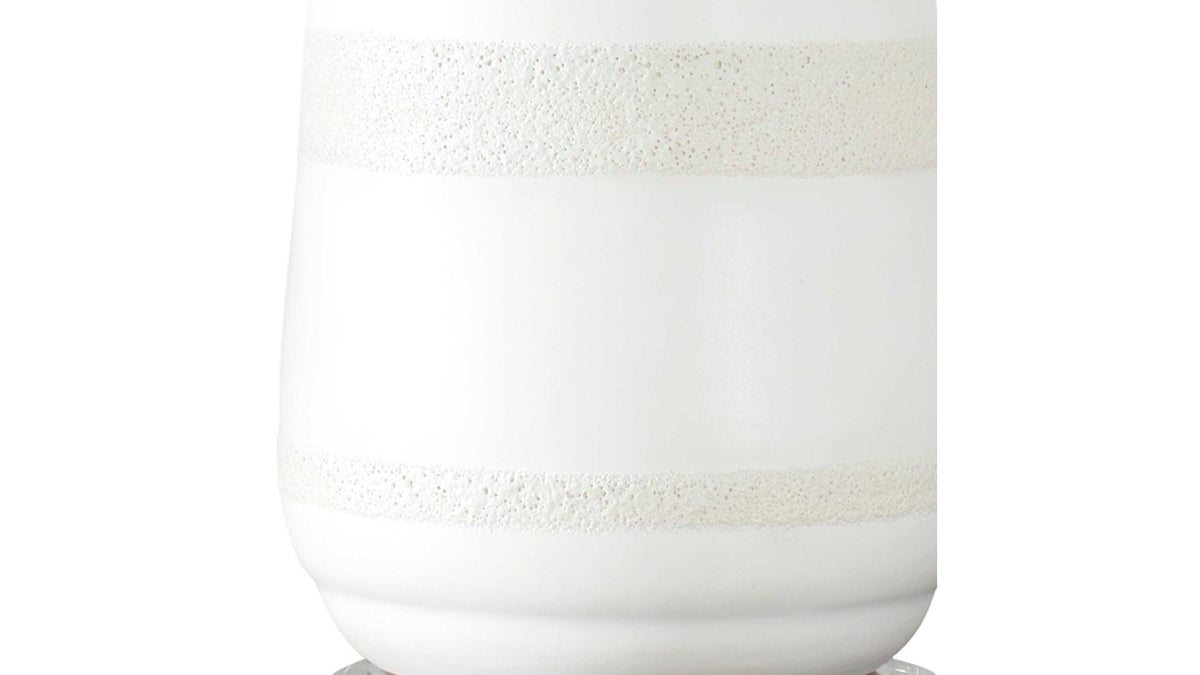 Santino - Crackled Ivory Table Lamp