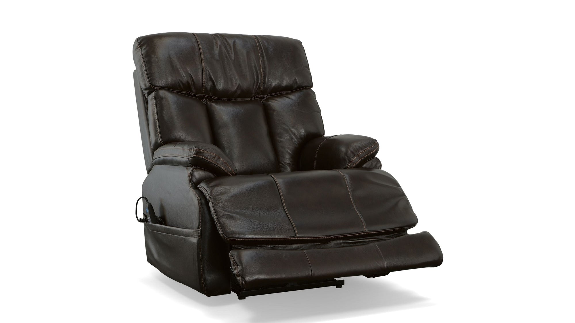 Clive - Power Recliner With Power Headrest & Lumbar - Black