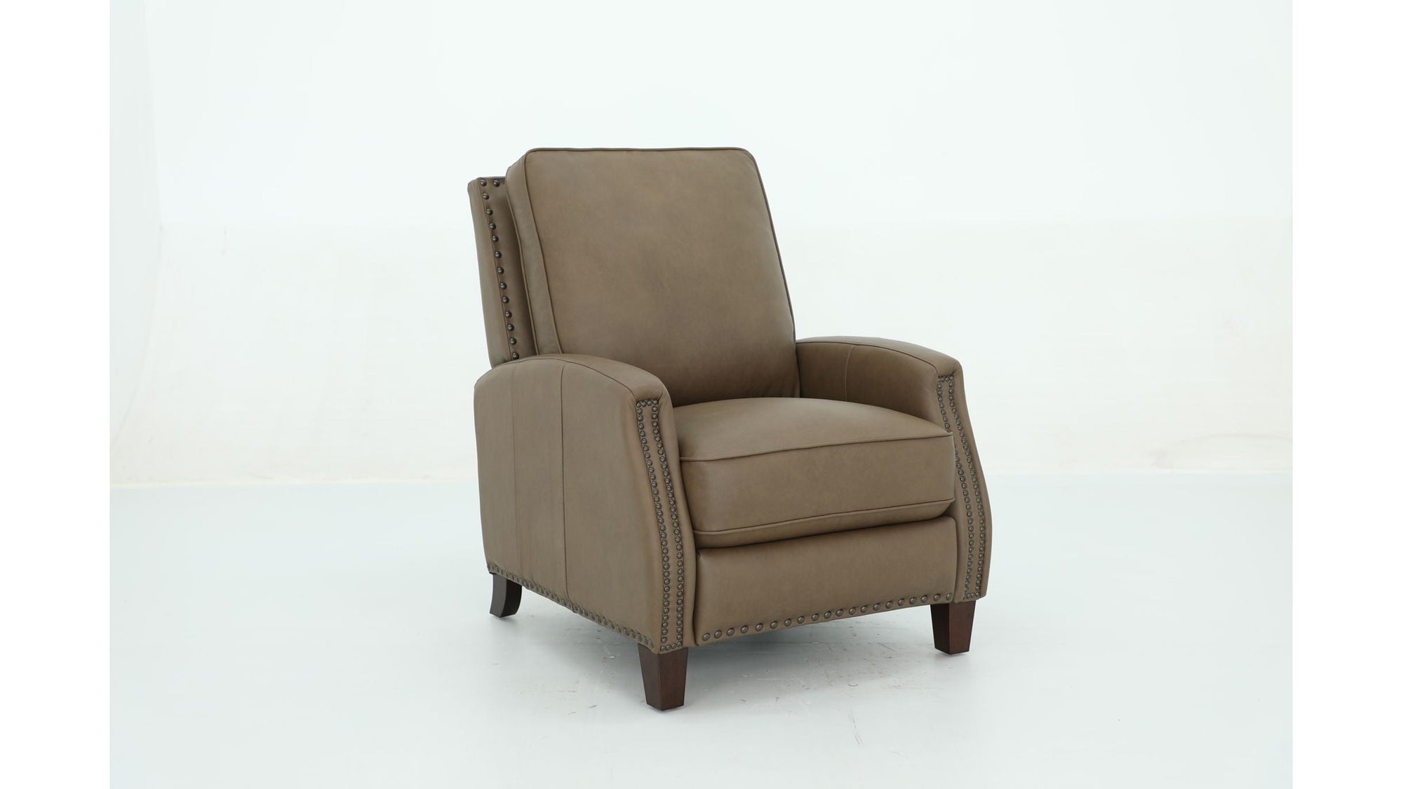 Melrose - Recliner Push Thru The Arm - Cashmere-Taupe