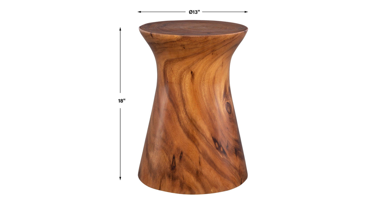 Swell - Wooden Accent Table - Brown