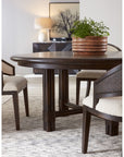 Retreat - Pole Rattan Round Dining Table With 1-20in Leaf
