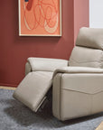 Vernon - Power Swivel Gliding Recliner With Power Headrest, Lumbar, Heat & Massage