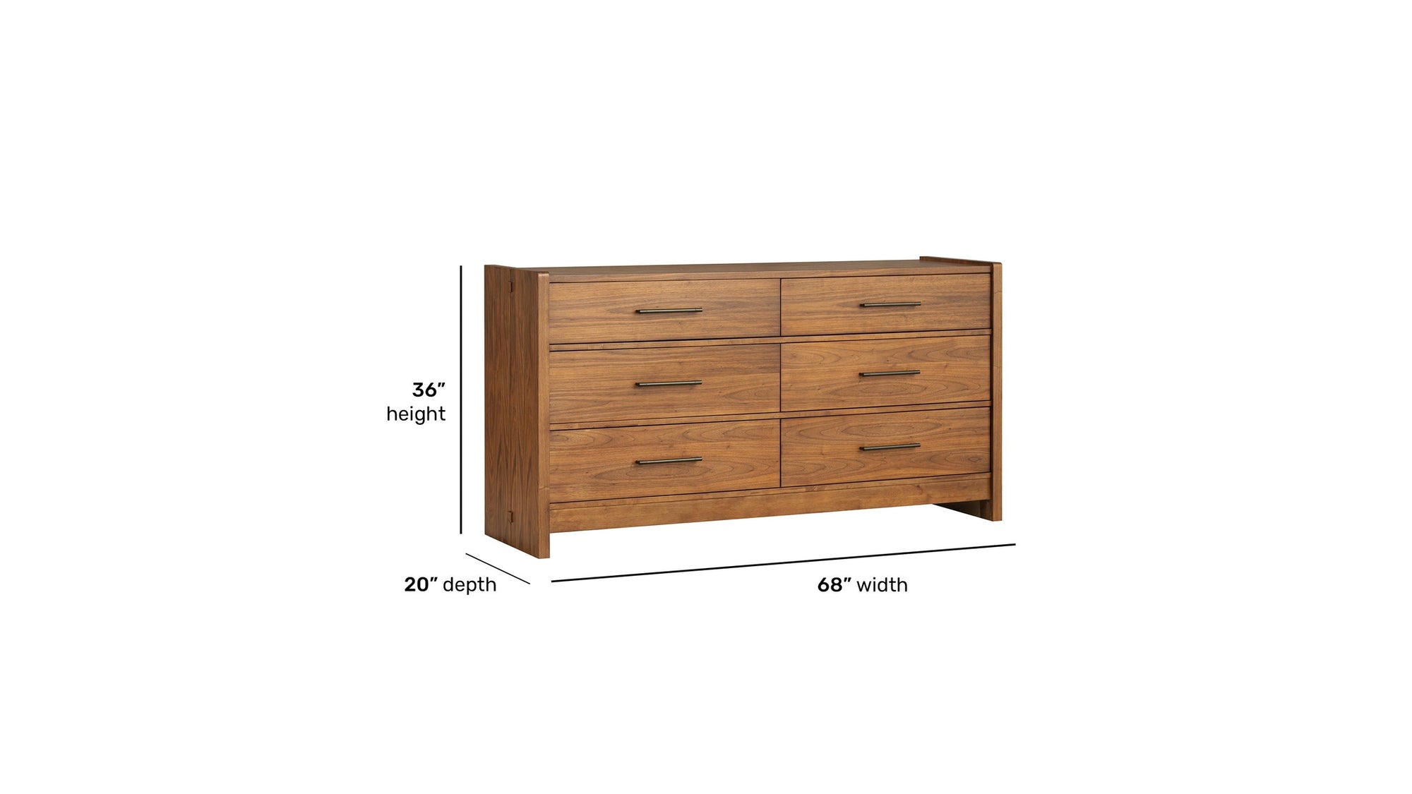 Lincoln - Dresser - Warm Walnut