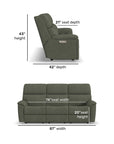Porter - Power Reclining Sofa With Console, Power Headrest, & Lumbar