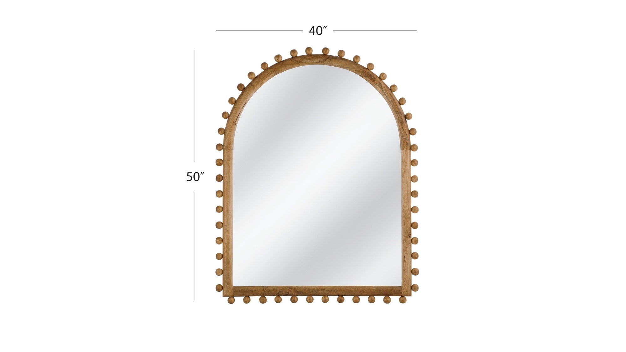 Tioga - Wall Mirror - Brown