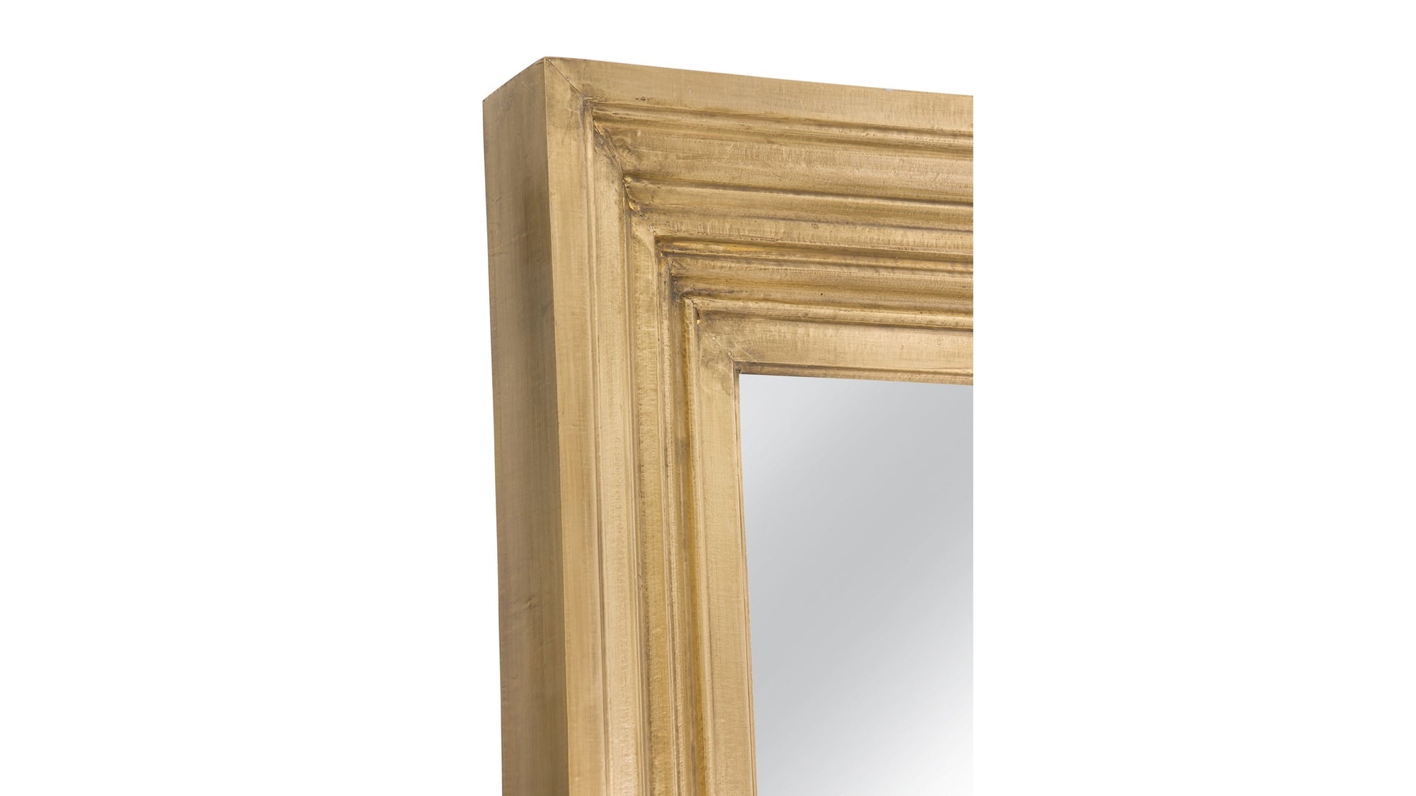 Queenie - Floor Mirror - Brass