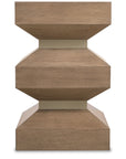 Sonnet - Square End Table - Dark Gray