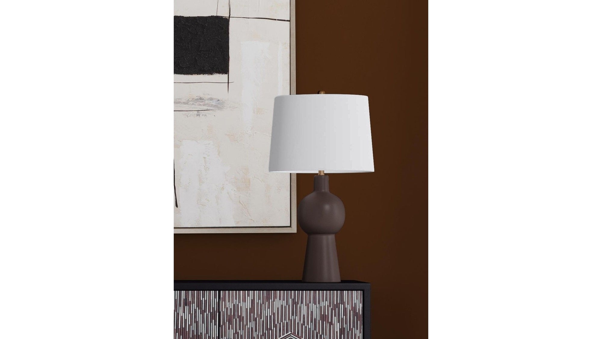 Groton - Table Lamp - Chocolate