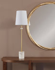 Fairfield - Table Lamp - White / Brass