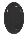 Elstree - Oval Mirror - Antique Brass