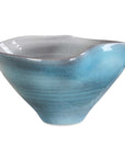Blue Crest - Ceramic Bowl - Blue
