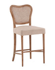 Leary - Counter Stool - Light Brown / Beige
