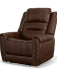 Oscar - Power Recliner With Power Headrest - Pumpernickel