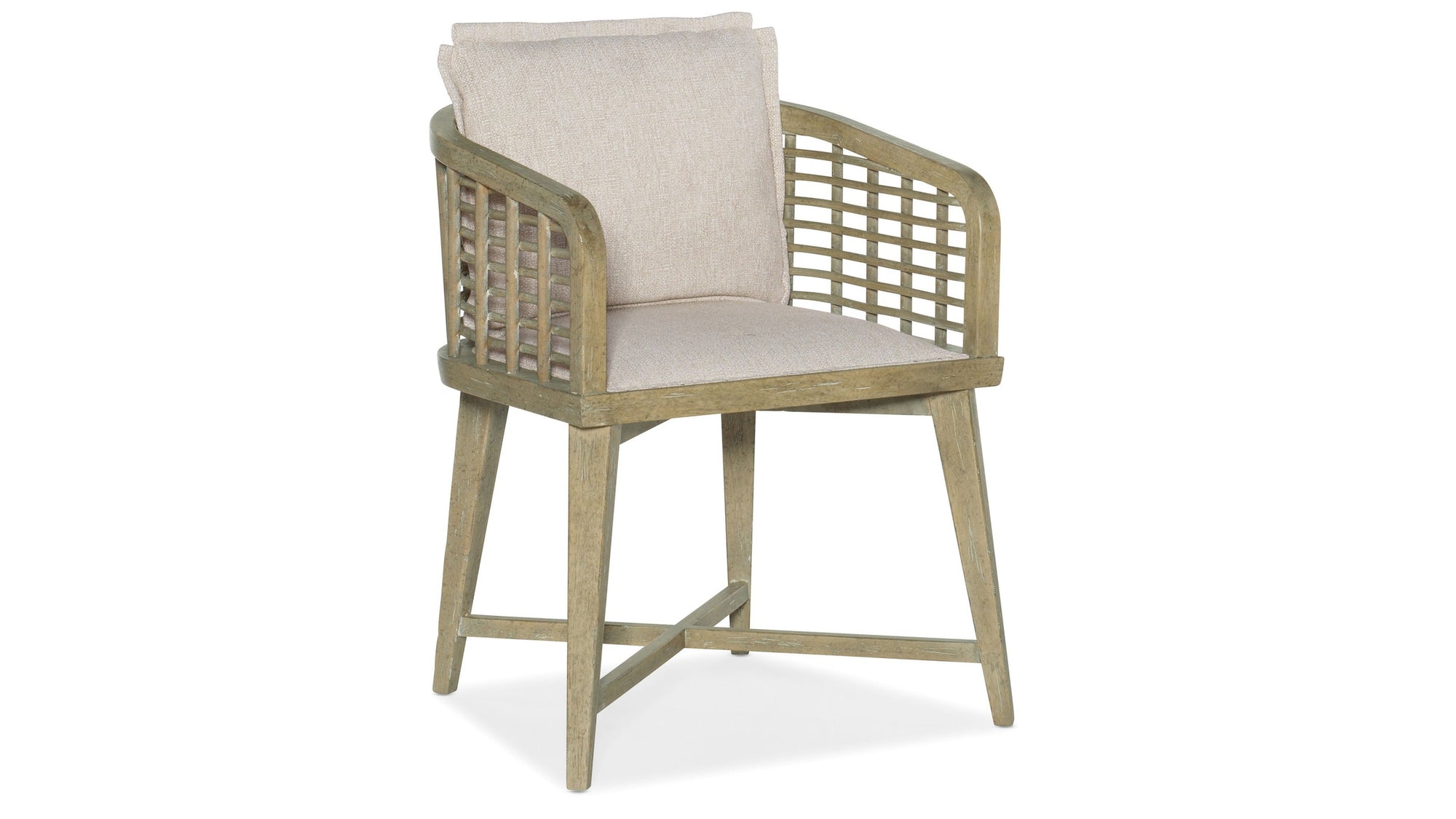 Surfrider - Barrel Back Chair - Beige / Light Brown