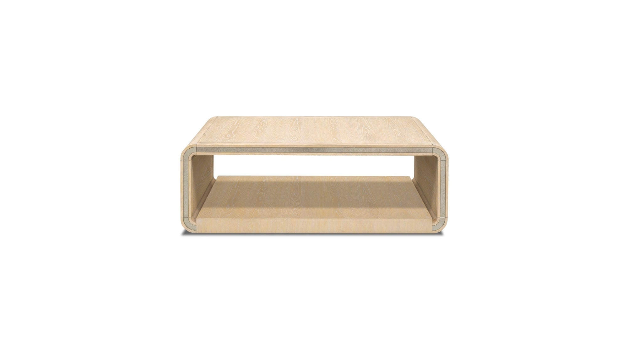 Damone - Coffee Table - Cerused White Oak