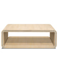 Damone - Coffee Table - Cerused White Oak