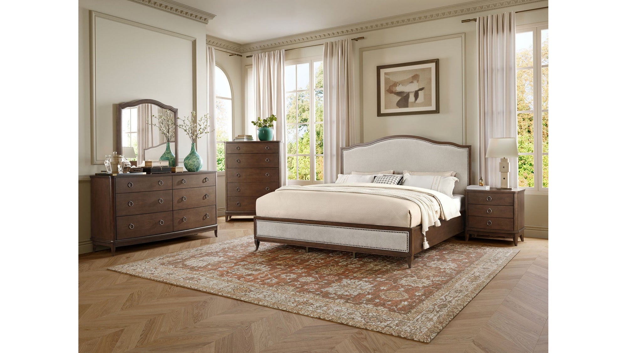 Bellevue - 3-Drawer Nightstand - Whiskey Brown