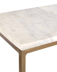 Redmond - Sofa Counter Table - Gold / White