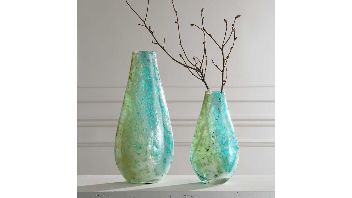 High Tide - Glass Vases (Set of 2)