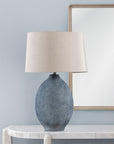 Leith - Table Lamp - Blue / Beige