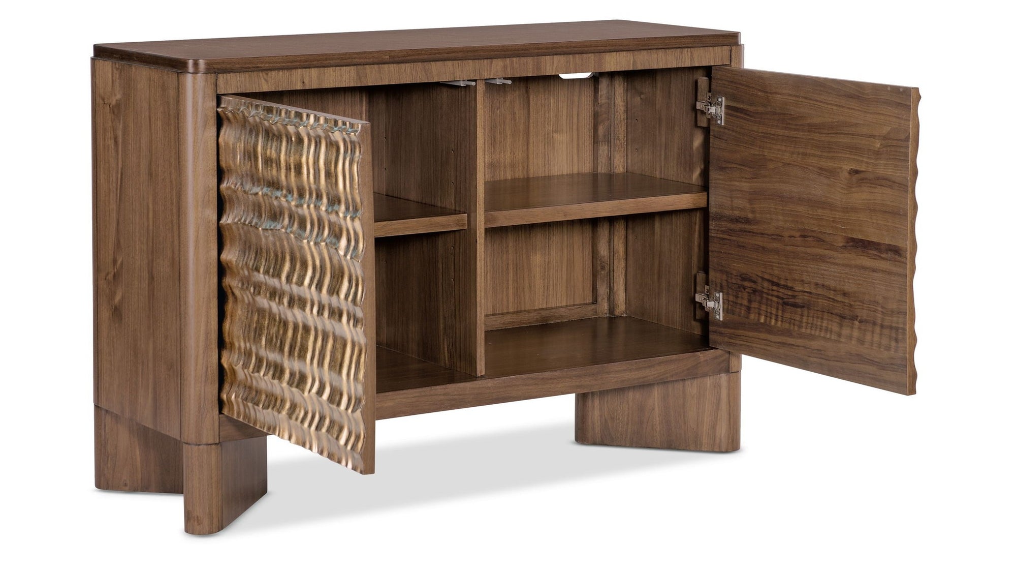 Eleana - Two Door Chest - Medium Wood
