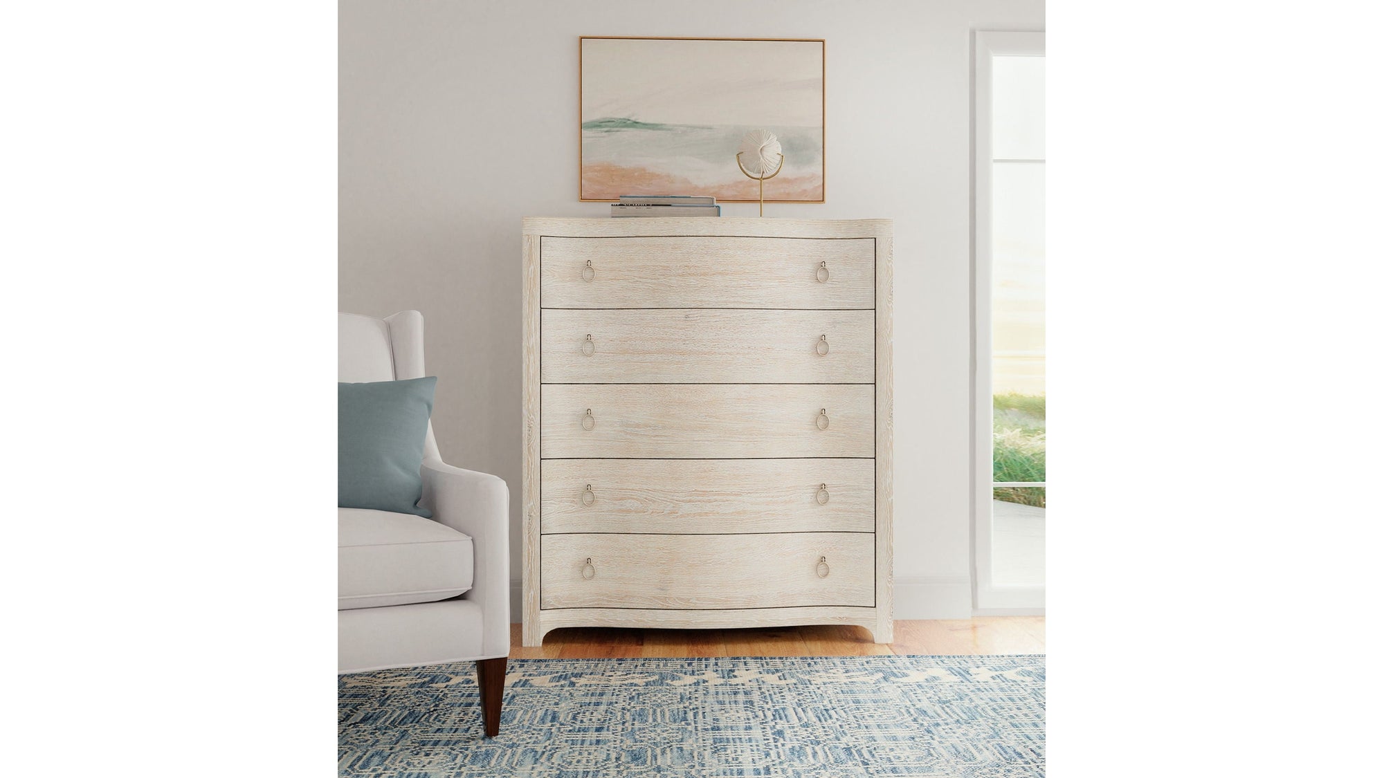 Serenity - Monterey 5-Drawer Chest - Beige